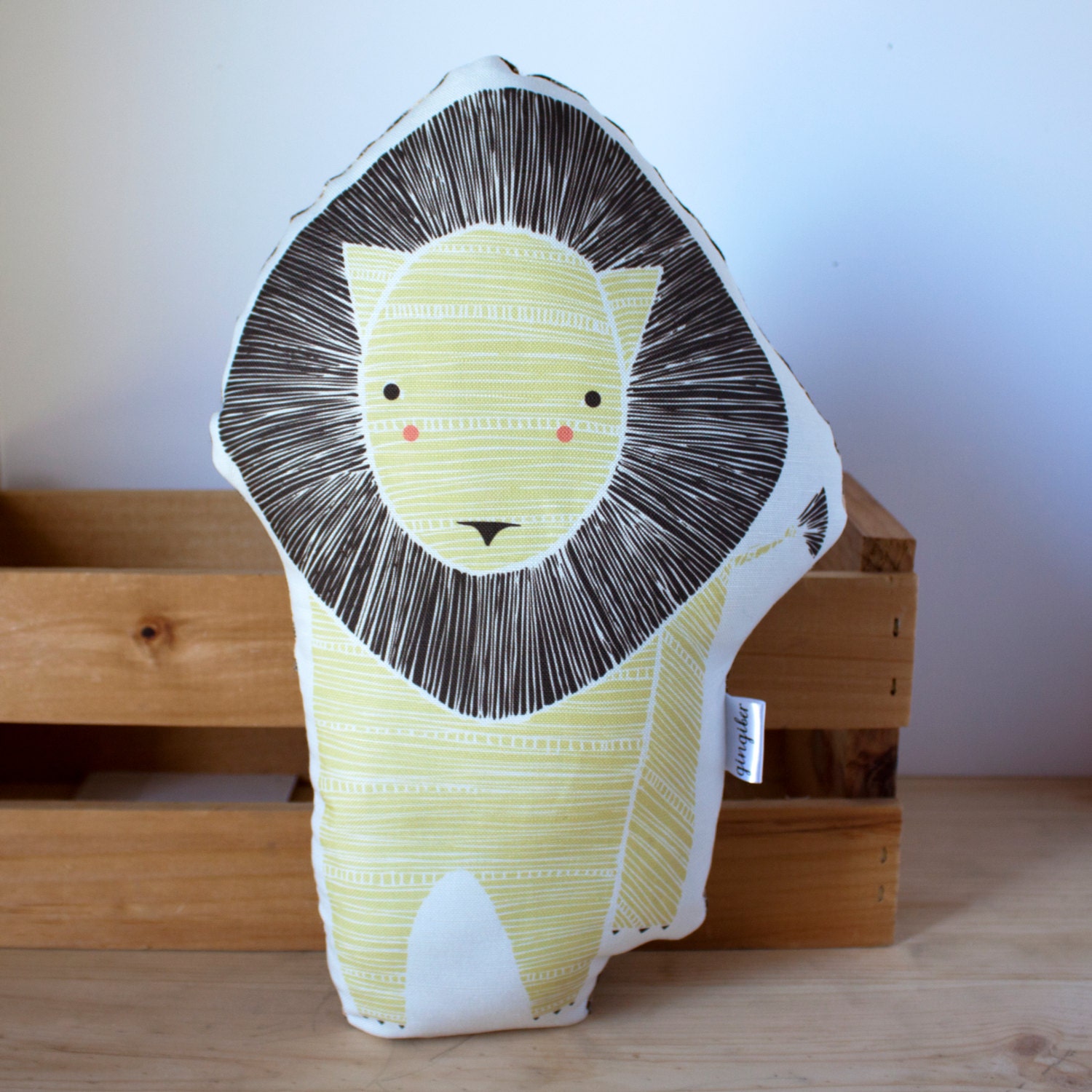 Handmade Lion Pillow