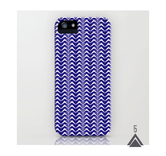 Navy Arrows and Stripes - iPhone Case (3GS, 3g, 4, 4S, 5)