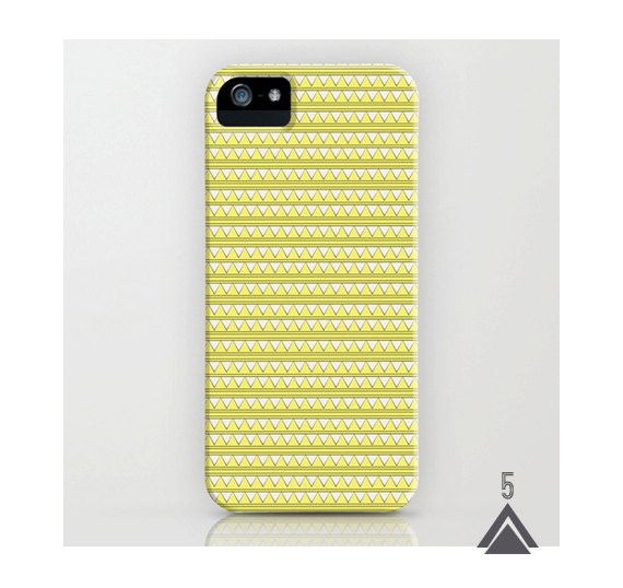 Neon Yellow Geometry - iPhone Case (3GS, 3g, 4, 4S, 5)