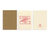 Thank You - Blank Card Set