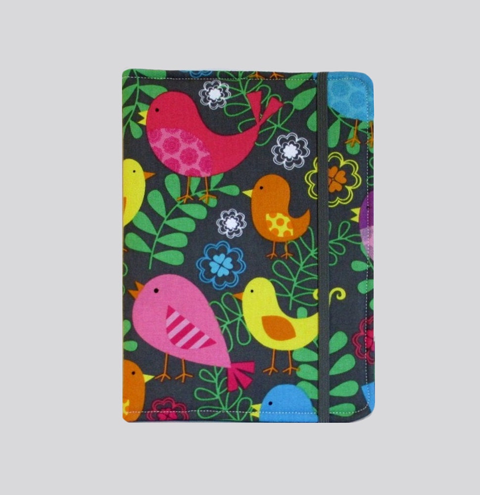 SALE Kindle Cover Hardcover Kindle Case Nook Cover Nexus 7 Cover Nexus 7 Case Custom eReader Cover Bright Birds