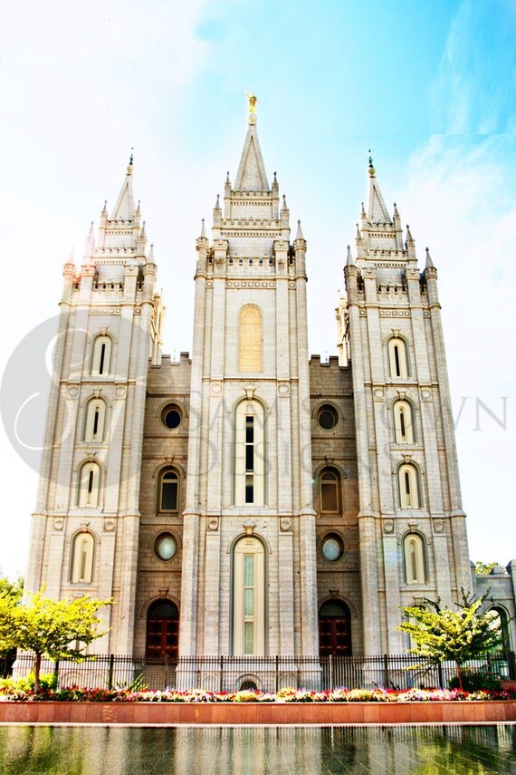Salt Lake LDS Temple 11x14