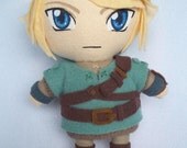Cute handmade Link from Legend of Zelda plushie/ plush/ toy