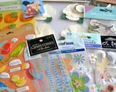 Card-making Scrapbook Supplies-10 Packages of Stickers Never Opened