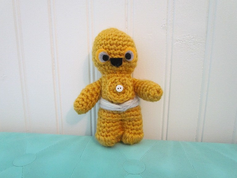 Made To Order - C3PO - Star Wars - Amigurumi - Crochet - Doll - Toy