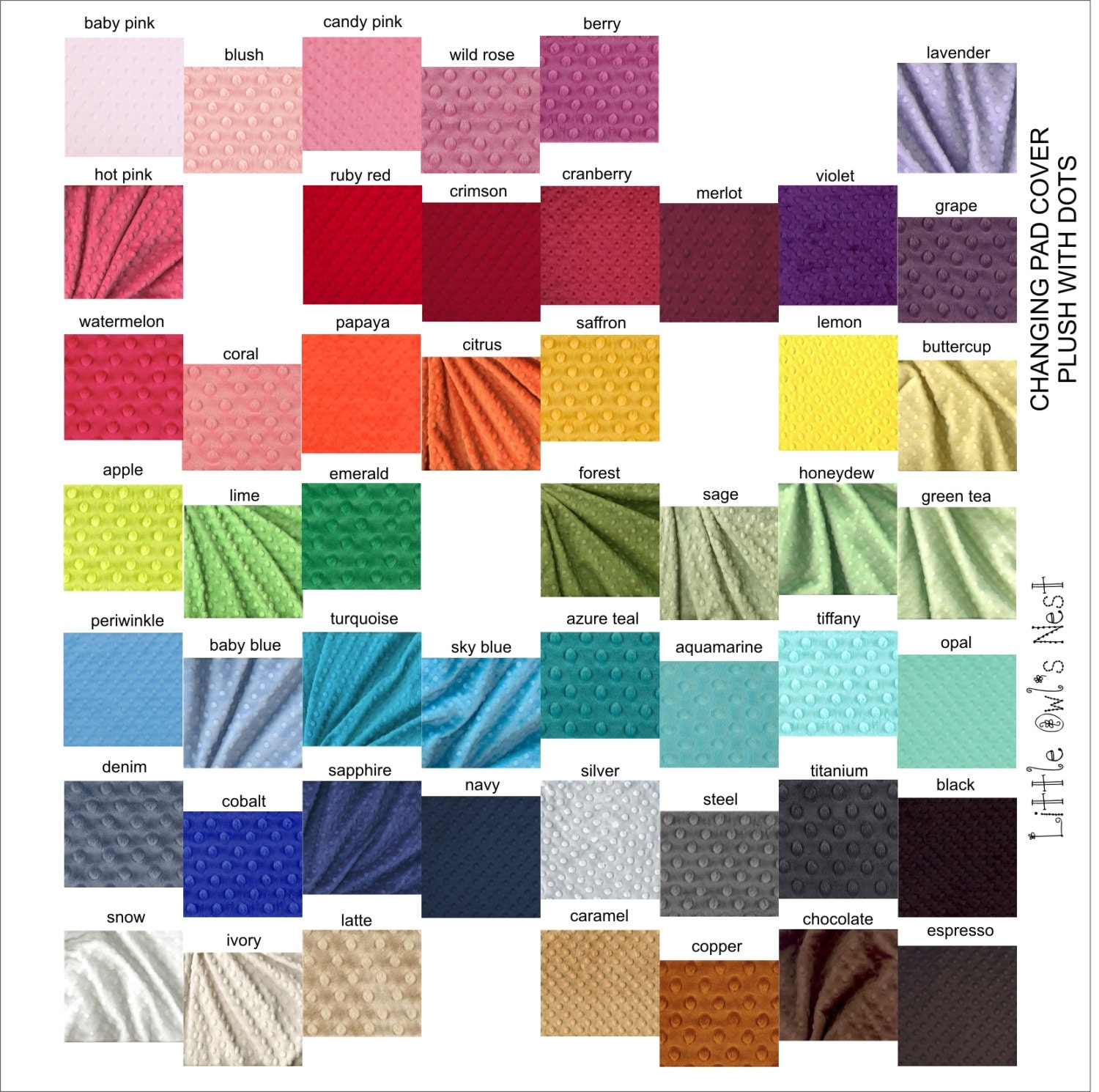 You Choose Color Changing Pad Cover