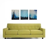 SALE Skyline  Pop art New York Original painting CUSTOM