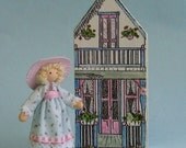 Miniature 1/4" and 1" scales doll and dollhouse kit