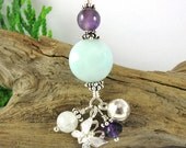 Birth Warrior Necklace - Blessingway Labor & Birth Necklace - Sterling Silver