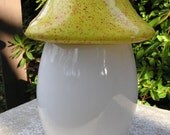 Sunny Cherry Mushroom Delight Kitchen Canister