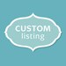 custom listing for bzavertnik
