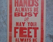 Letterpress Broadside