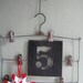 vintage skirt hanger, repurposed pants hanger, organizer, seasonal inspiration board, storage, wall display,