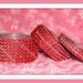 NEW 1 yard 7/8 RED Bling Mesh Rhinstone Wipe cases cakes Party Crafts hair clips clippies scrap booking decor trim headband