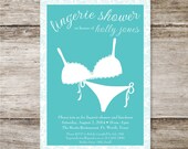 Ooo La La Lingerie Invite - Set of 15