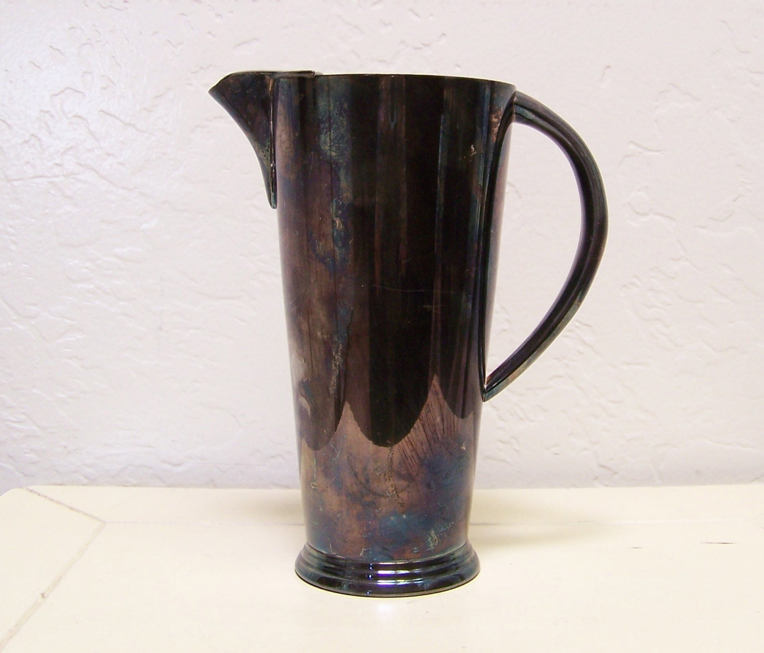 vintage silver plate coffee pitcher