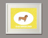 Dachshund Dog Portrait ( 8x10 Fine Art Print )