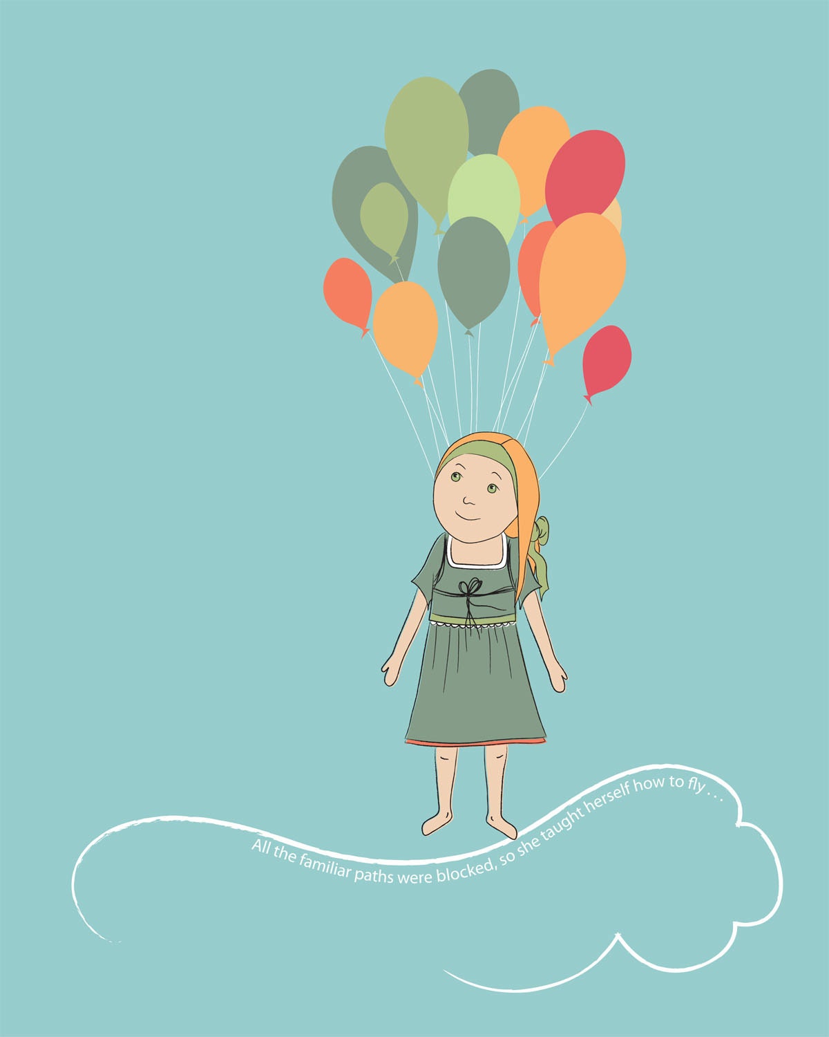 Learn to Fly ( 8x10  Art Print)