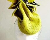 Lime Fancy- Handmade Sculptural Millinery by Natalilouise