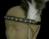 Black Diamond Flapper Headdress