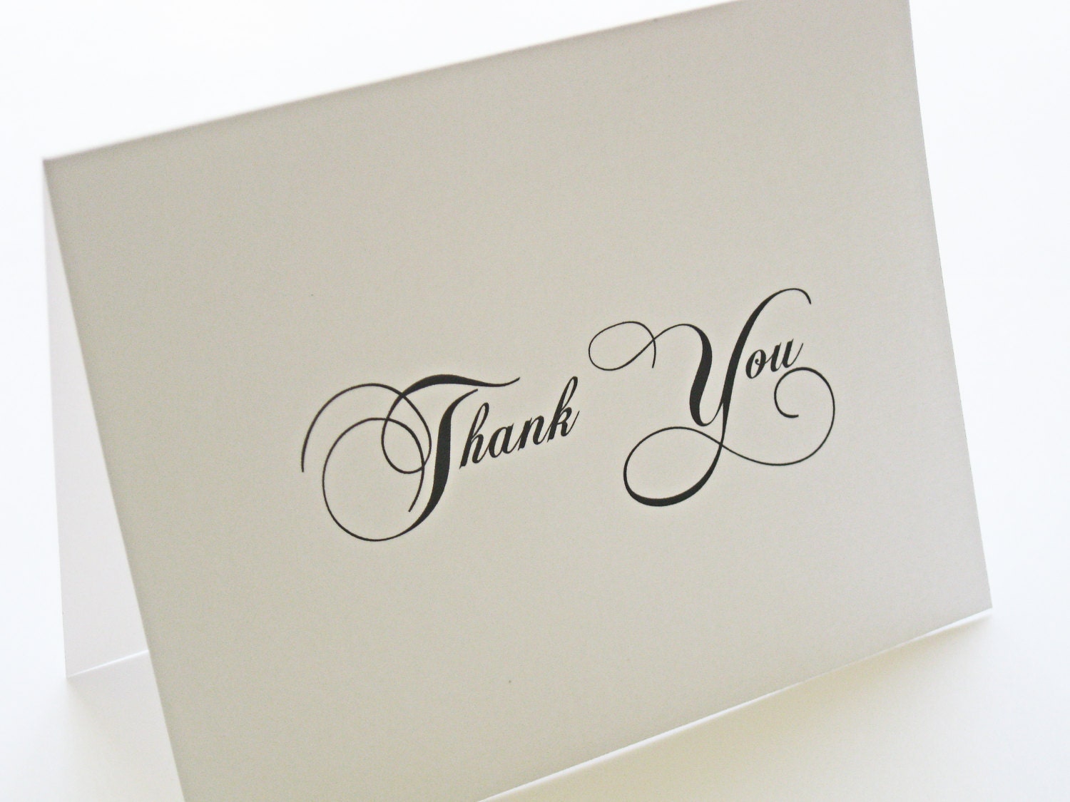 Thank You Cards--Wedding--Elegant Collection--Classic Style--Set of 10
