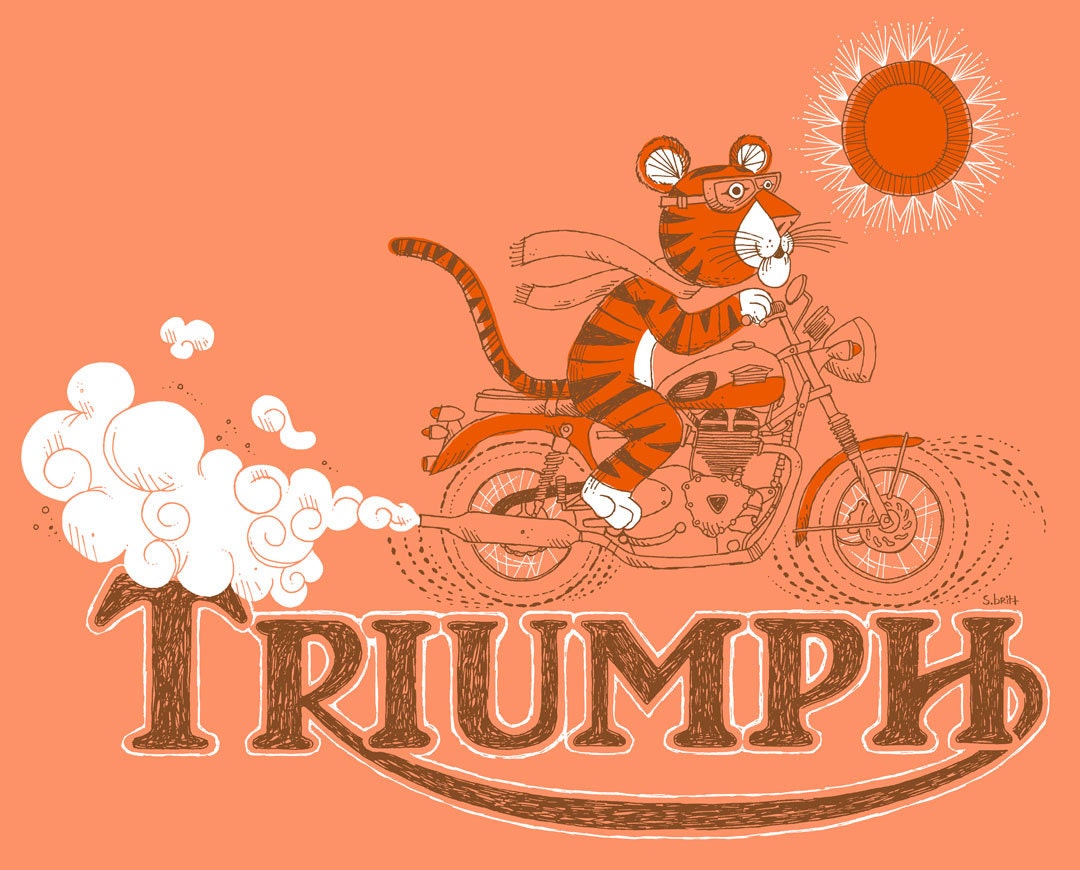 Triumph Tiger Motorcycle Shirt