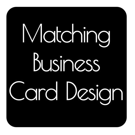 Made To Match Business Card Design