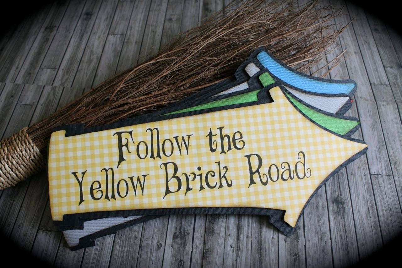 WIZARD of OZ Whimsical Party signs