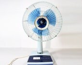 Vintage Hitachi Oscillating Electric Fan