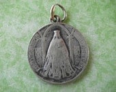 RARE Vintage Saint Amadour Religious Medal Our Lady of Rocamadour Souvenir