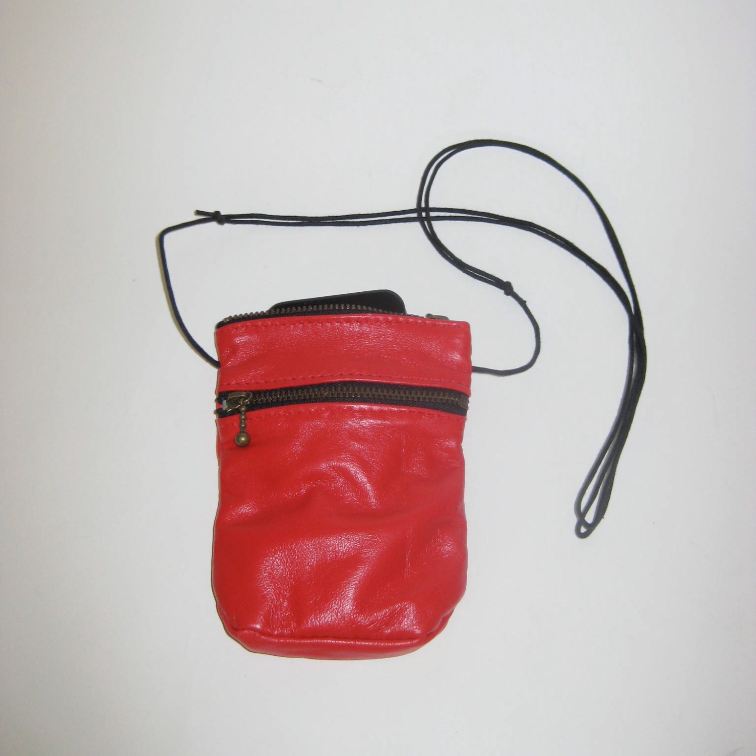 Small Leather Samsung Galaxy S4, Shoulder Cross Body Purse Pouch  - THE SUZANNA