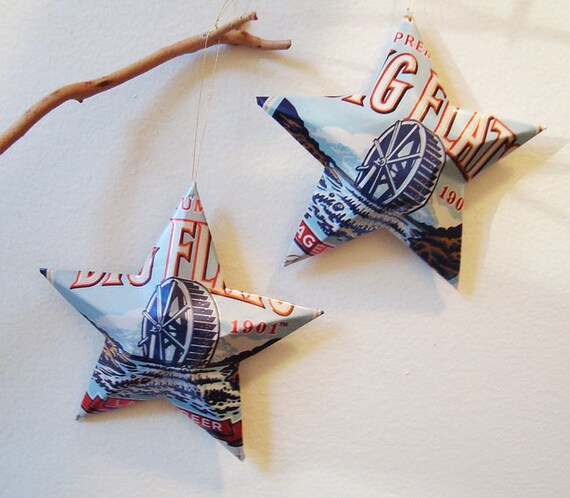 big flats beer stars christmas ornaments aluminum by big flats beer stars christmas ornaments aluminum by