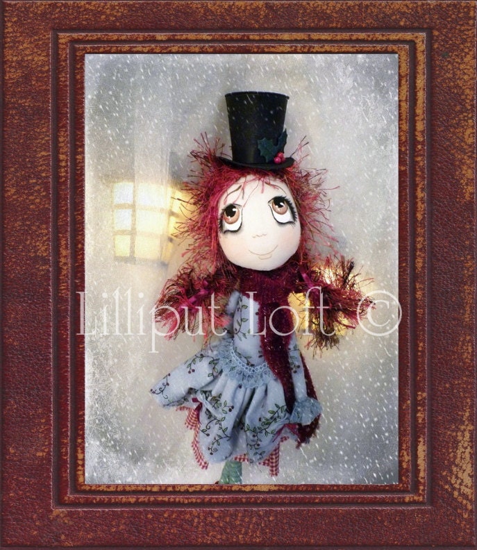 PRINT of Urchin Art Doll Dickens Christmas Collection Jessie