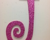 Glitter letters large curlz