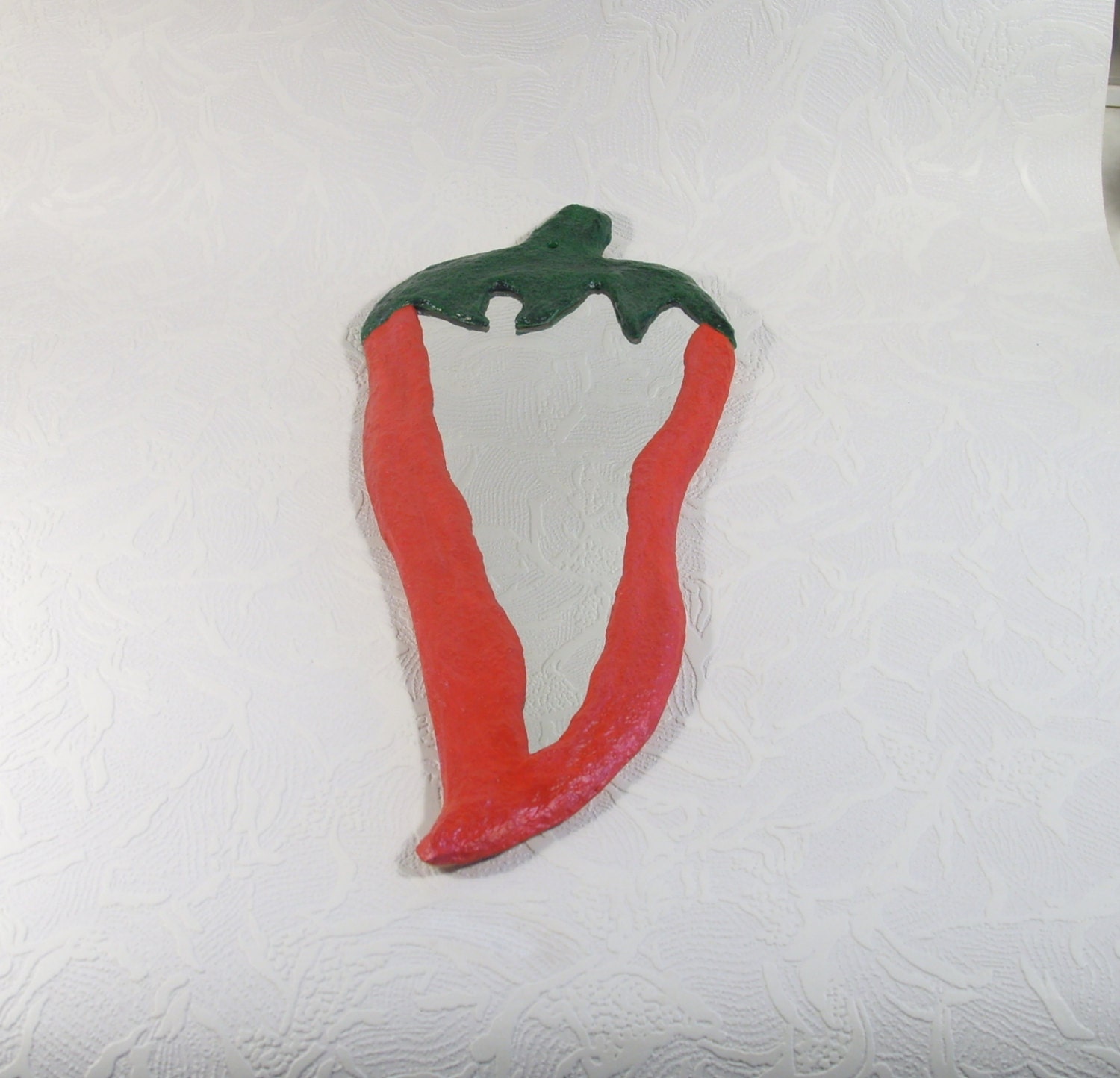 Paper Mache Chili Pepper hanging Mirror
