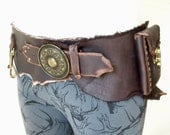 Vagabond Utility Belt 32-36" -- tribal fusion belly dance amazon larp barbarian apocalyptic