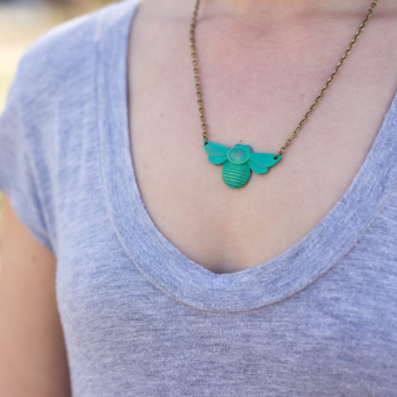 Bee Positive Necklace