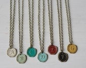 Express Yourself Initial Necklace A through G