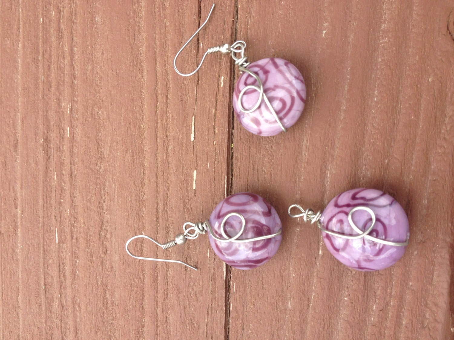 75% OFF Vineyard Earrings AND Pendant set