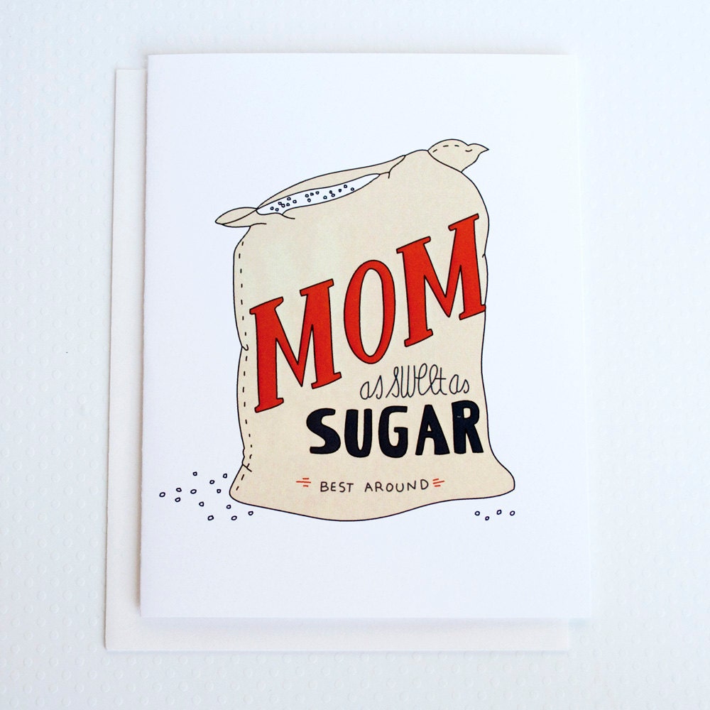 Sweet as Sugar Mother's Day Card