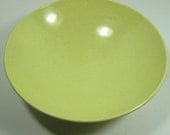Yellow Melamine serving bowl Holiday by Kenro 1960's kitchen ware