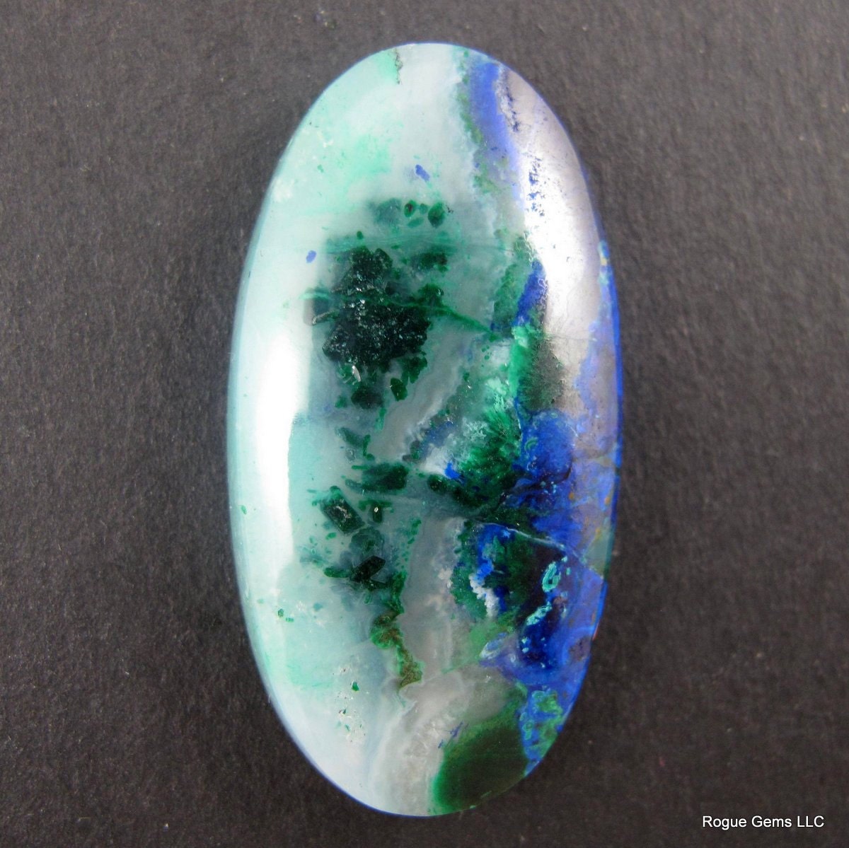 Azurite Malachite Chrysocolla Designer Cabochon