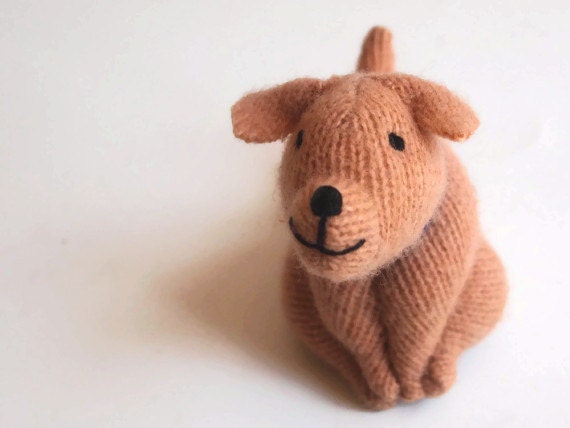 toy dog, stuffed dog, waldorf toy, waldorf dog, all natural waldorf dog, small stuffed toy,
