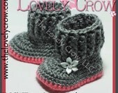 Baby Uggs Crochet Pattern BABY SNUGGLY SNUGGS digital