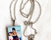 Audrey Hepburn Breakfast at Tiffany's Book Necklace -  Book Locket