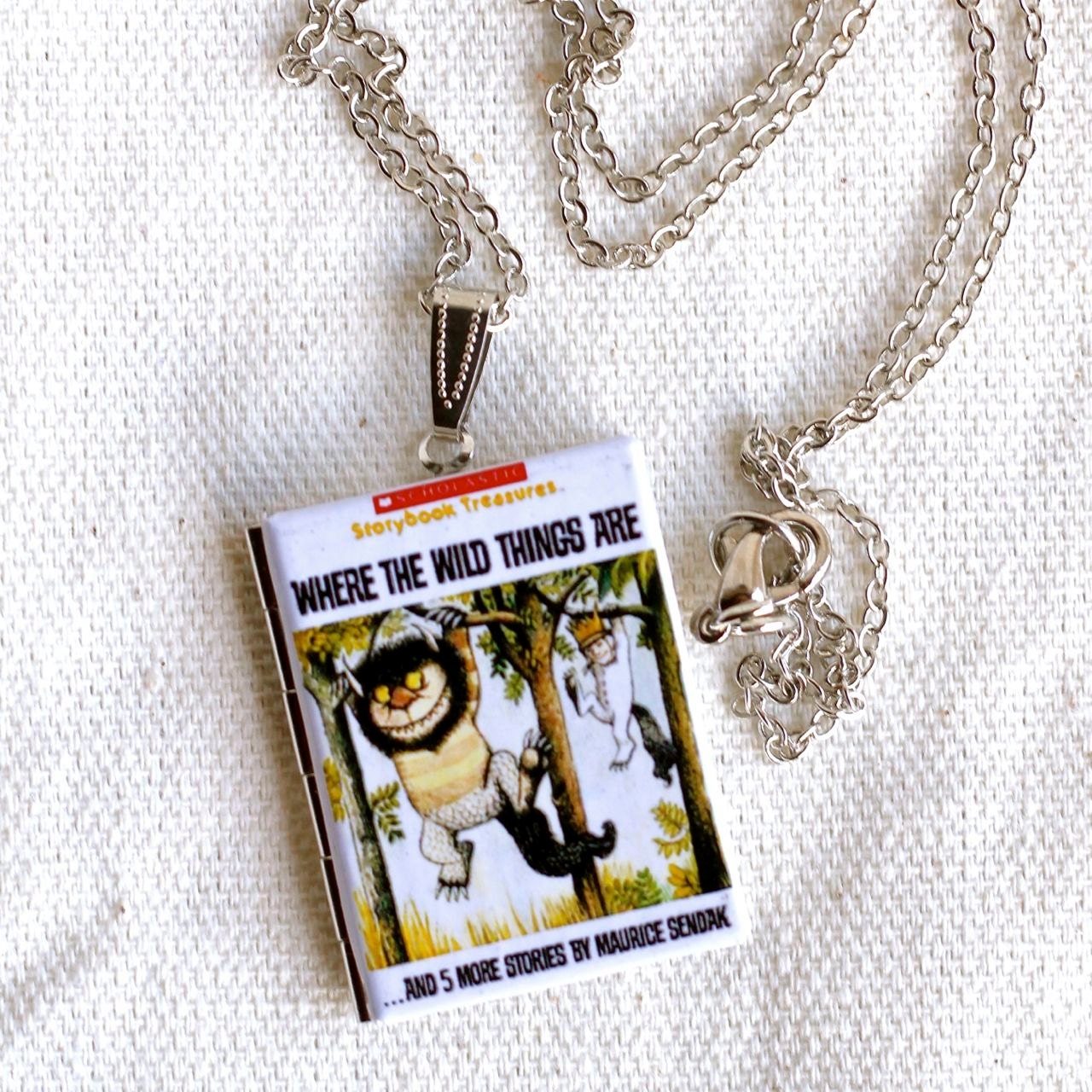 Where the wild things are Locket - Book Pendant