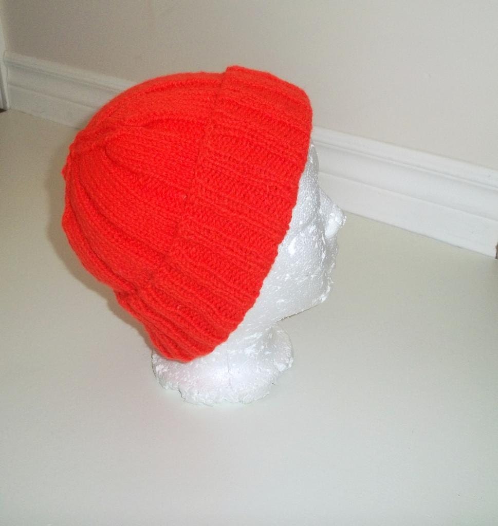 Blaze Orange Hunters Wool Hat