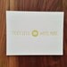 Text Less. Write More. - Letterpress Postcard Single