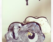 Dance with Cats -  Heart-Shaped Frame Clutch