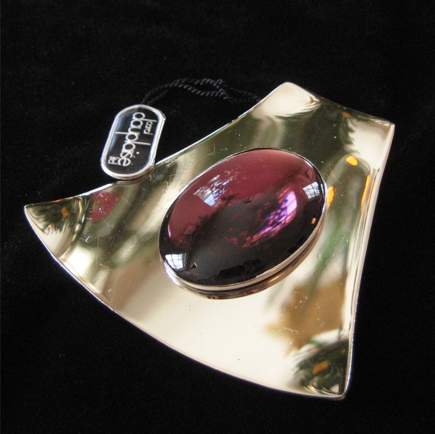 Massive 1980's Carol Dauplaise Brooch New with Original Tag